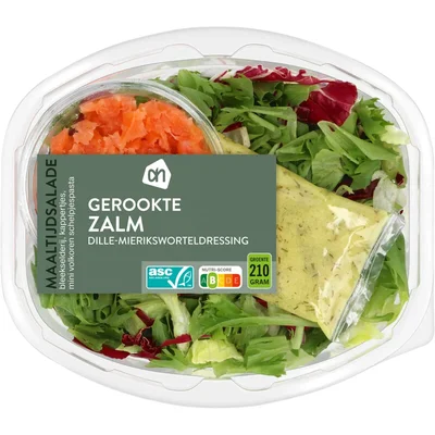 AH Maaltijdsalade gerookte zalm