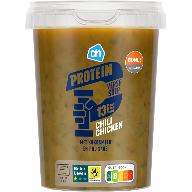 AH Verse soep protein chili chicken