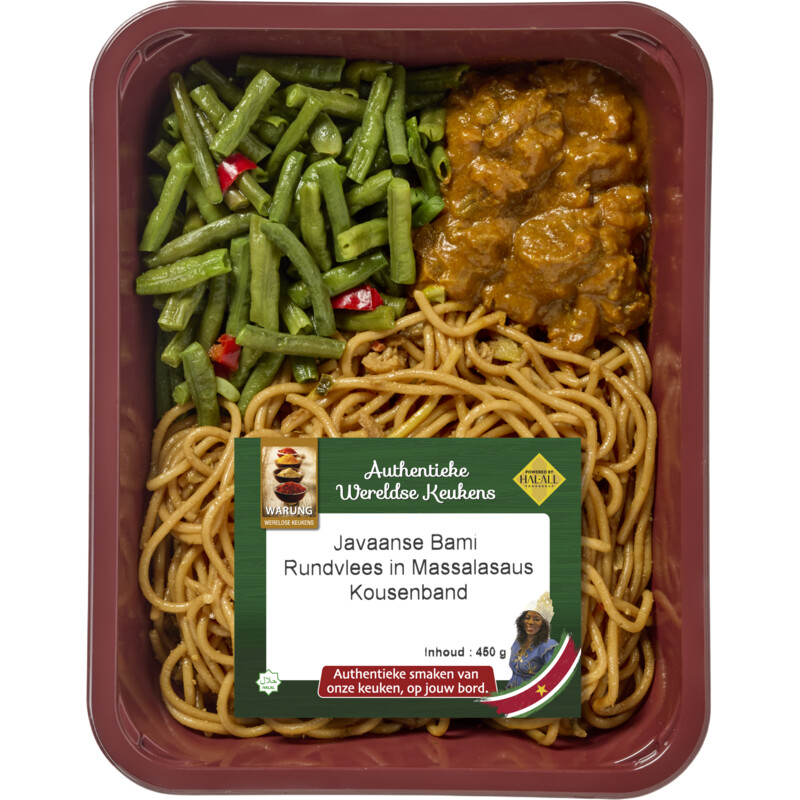 Warung Javaanse bami rundvlees massala