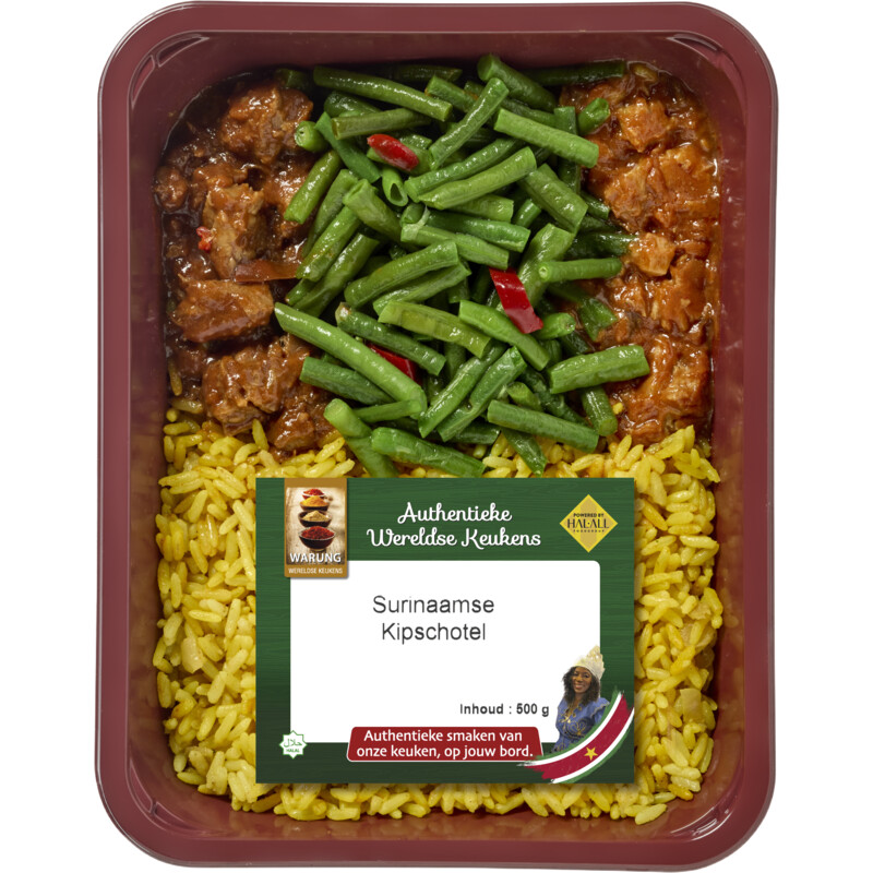 Warung Surinaamse kipschotel