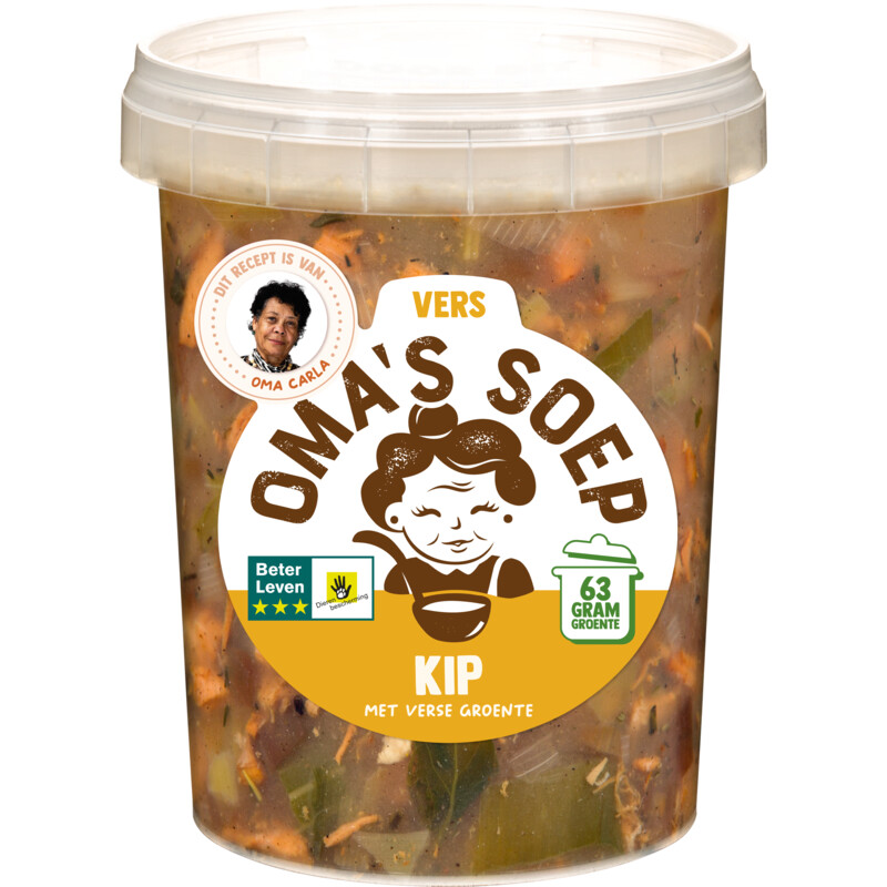 Oma's Kippensoep met verse groenten