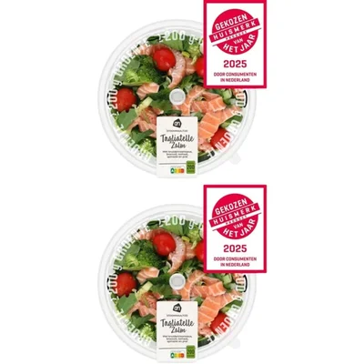 AH Stoommaaltijd zalm roomsaus 2-pack