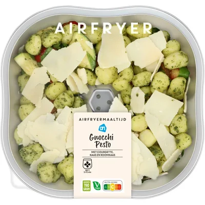 AH Airfryermaaltijd gnocchi pesto