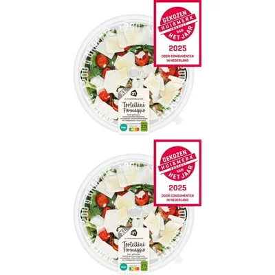 AH Stoommaaltijd tortellini formaggio 2pack