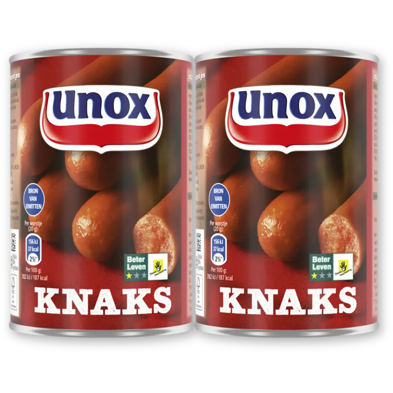 Unox Knaks 2-pack