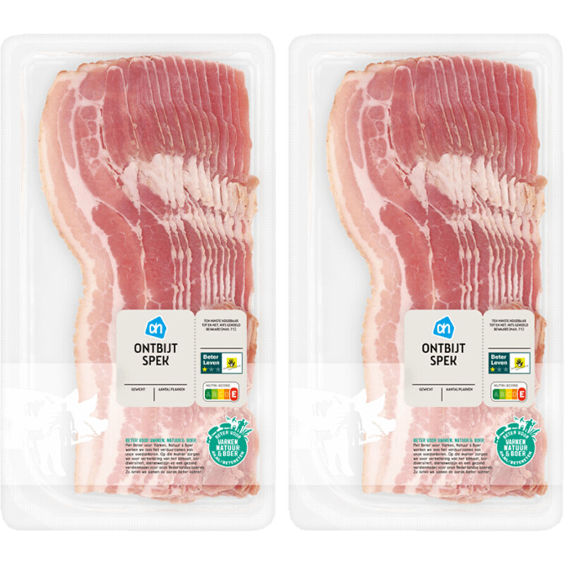 AH Ontbijtspek 2-pack