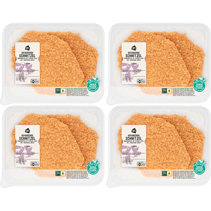 AH Gepaneerde schnitzel 4-pack