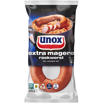 Unox Extra magere rookworst