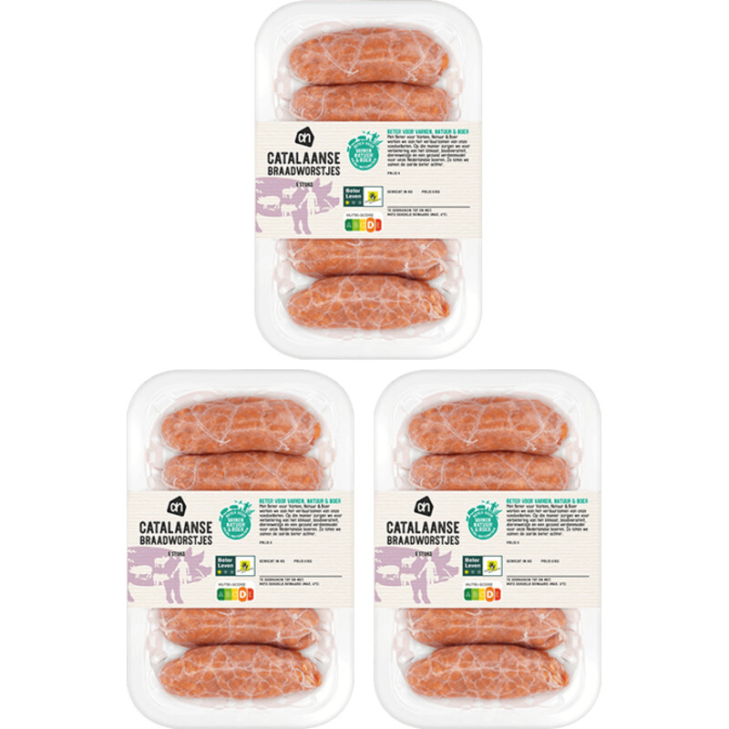 AH Catalaanse braadworst 3-pack