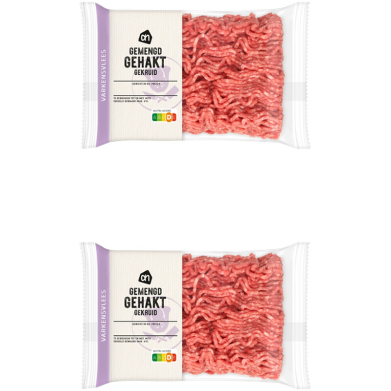 AH Gemengd gekruid gehakt 2-pack
