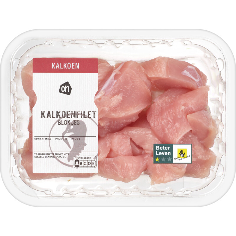 AH Kalkoenfilet blokjes