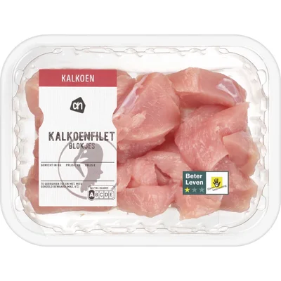 AH Kalkoenfilet blokjes