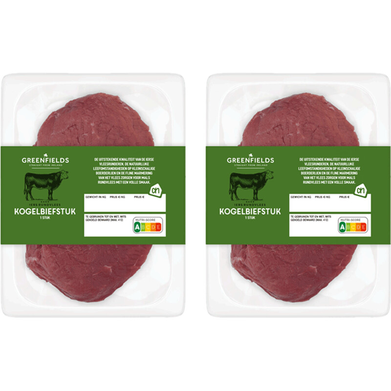 AH Greenfields Kogelbiefstuk 2-pack