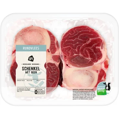 AH Schenkel met been