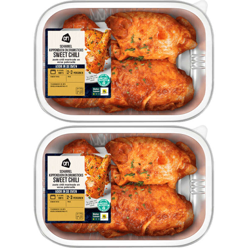 AH Oven scharrel kip sweet chili 2-pack