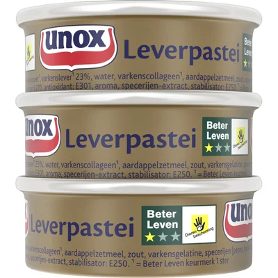 Unox Leverpastei 3-pack