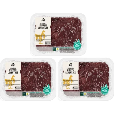 AH Scharrel kippenlevertjes 3-pack