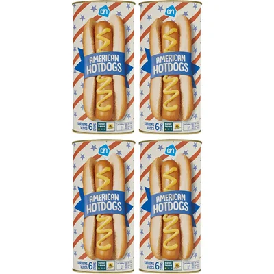 AH American hotdogs 4-pack