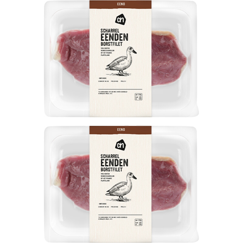 AH Eendenborstfilet scharrel 2-pack