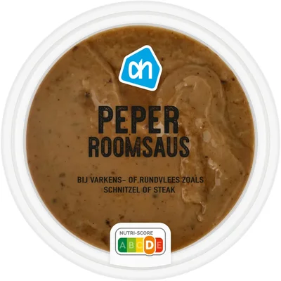 AH Peper roomsaus met scheutje cognac