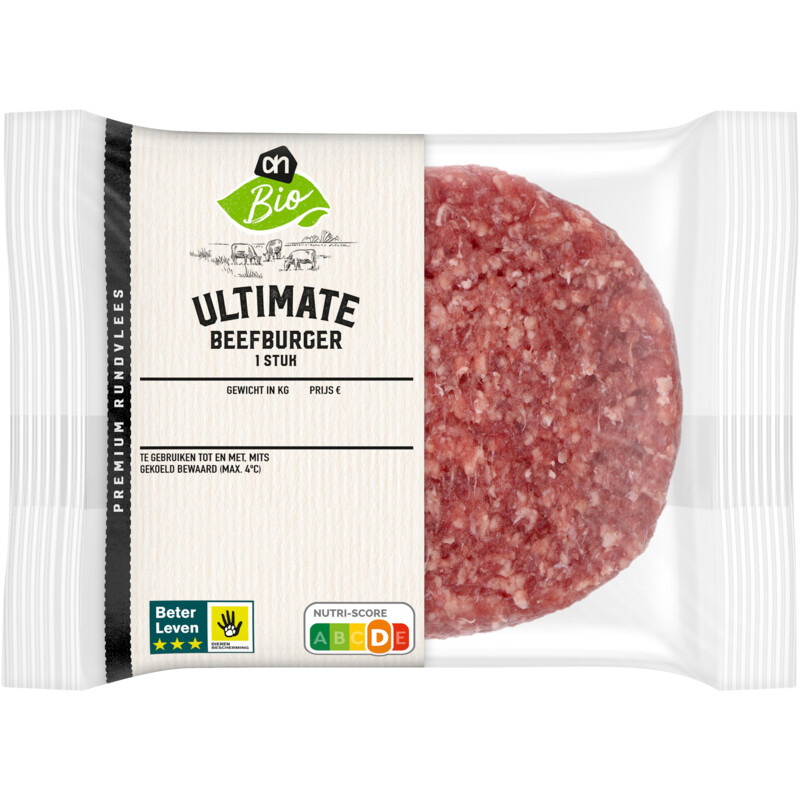 AH Biologisch Ultimate beefburger
