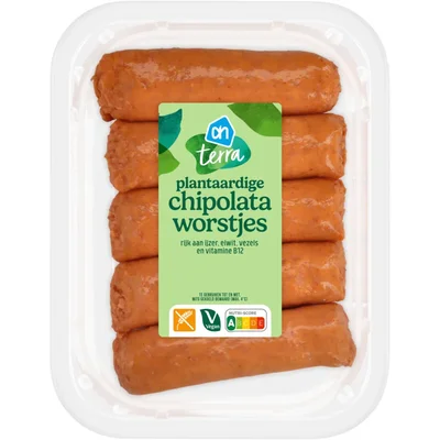 AH Terra Plantaardige chipolata worstjes