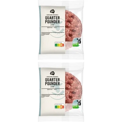AH Quarter pounder 2 stuks 2-pack