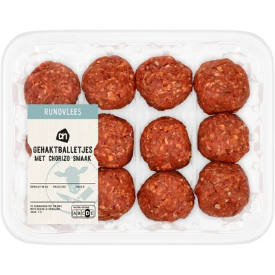 AH Gehaktballetjes chorizo smaak