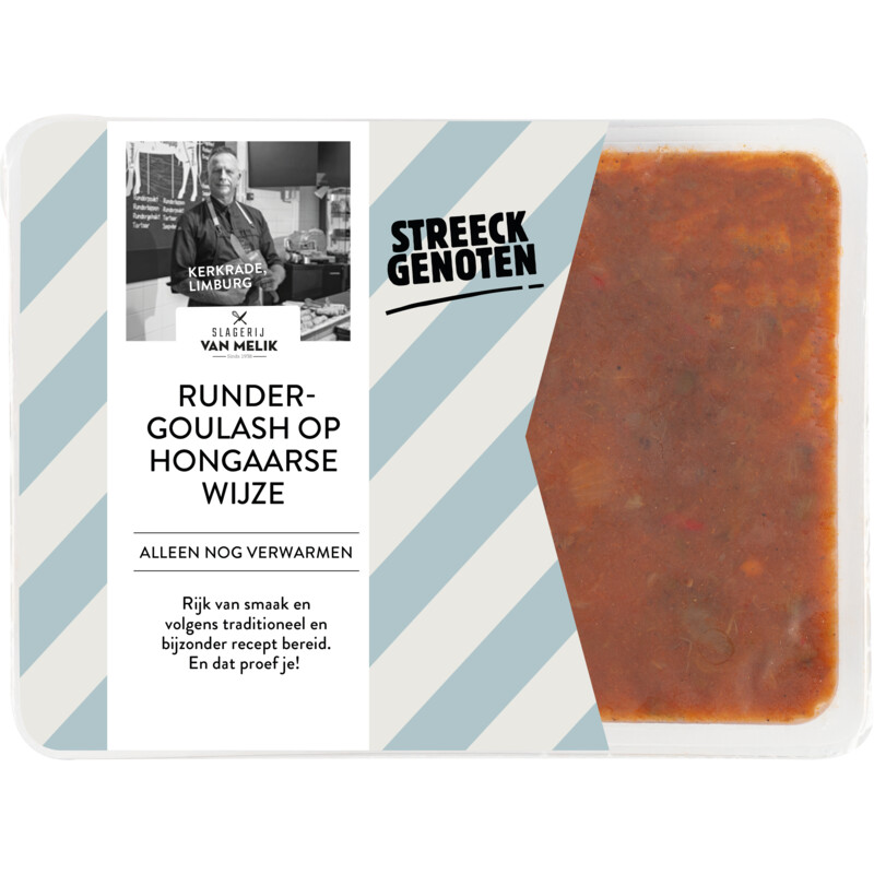 Streeckgenoten Rundergoulash op Hongaarse wijze