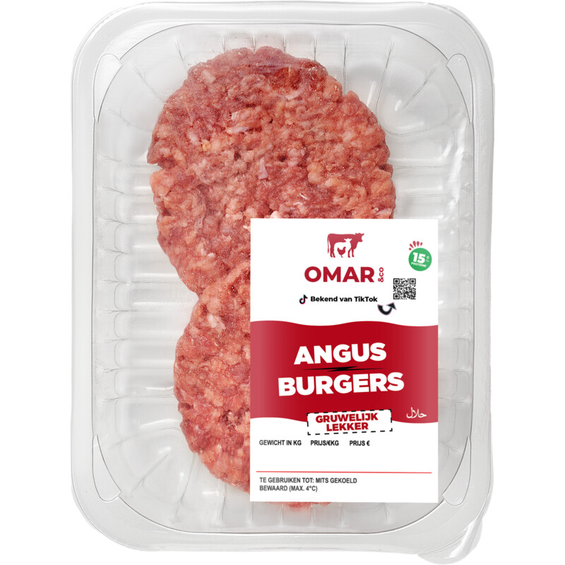 Omar Angus beef burger