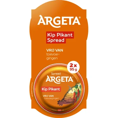 Argeta Kip pikant spread 2-pack