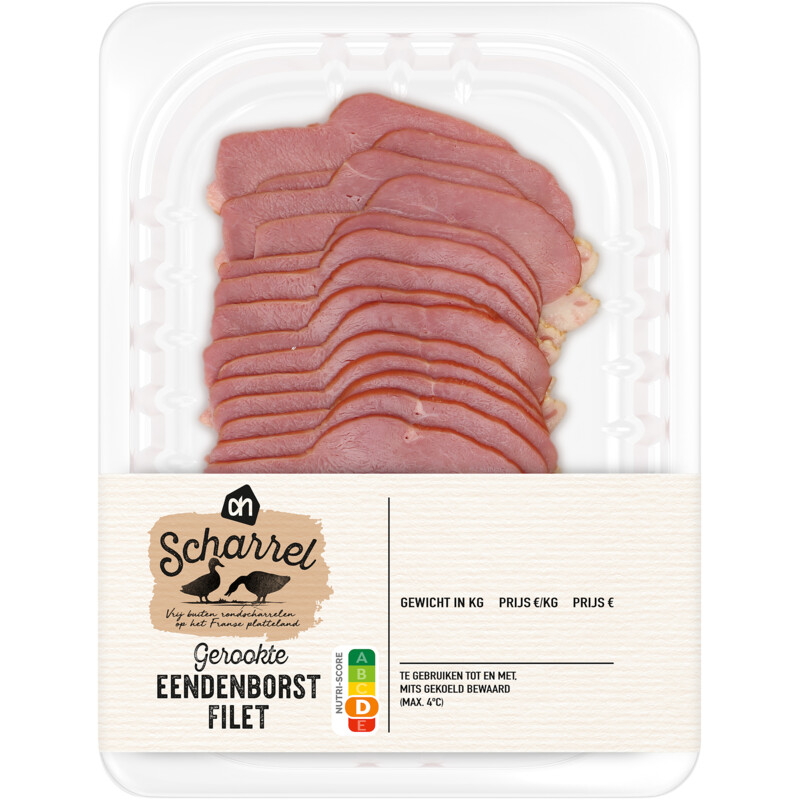 AH Scharrel gerookte eendenborstfilet