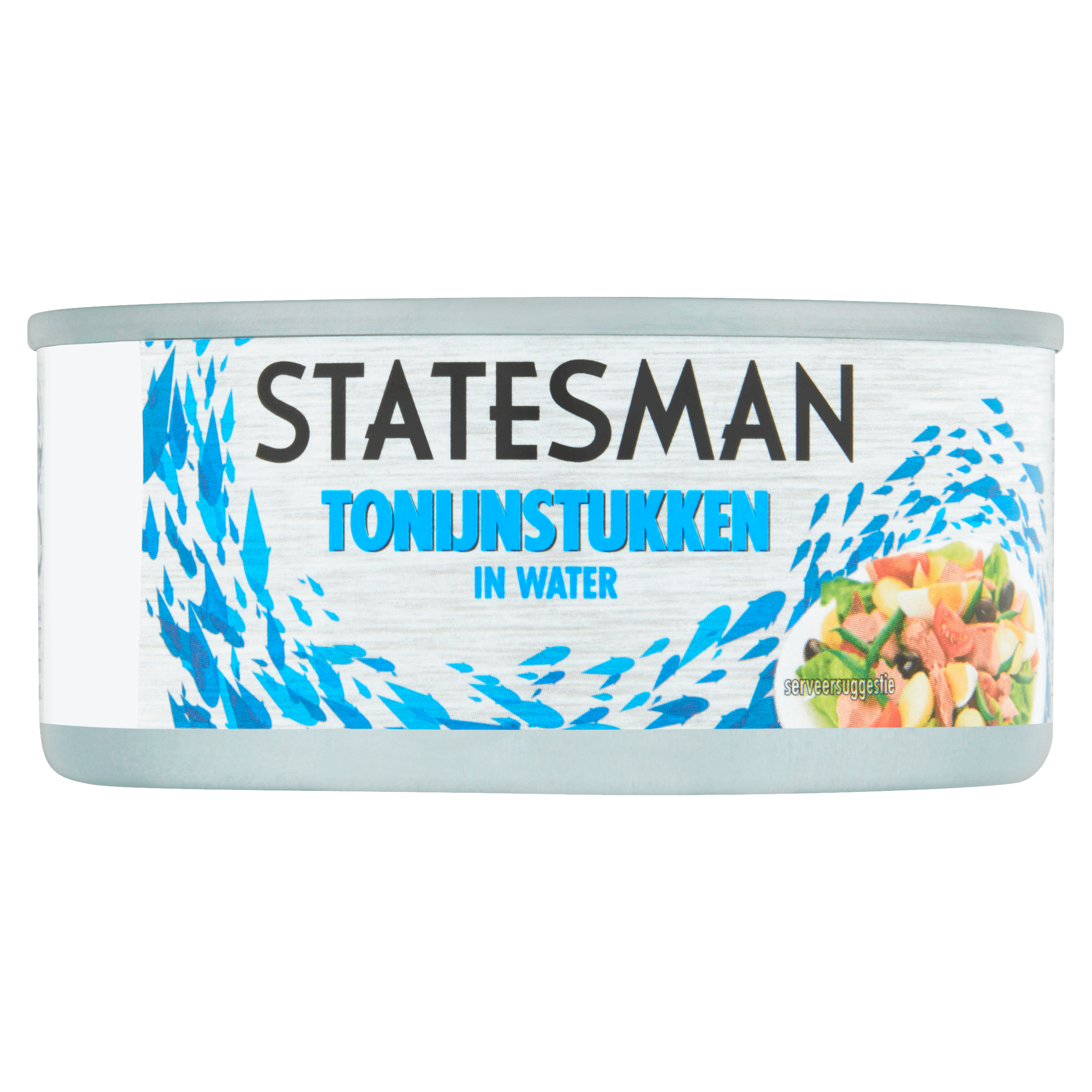 Statesman Tonijn stukken in water