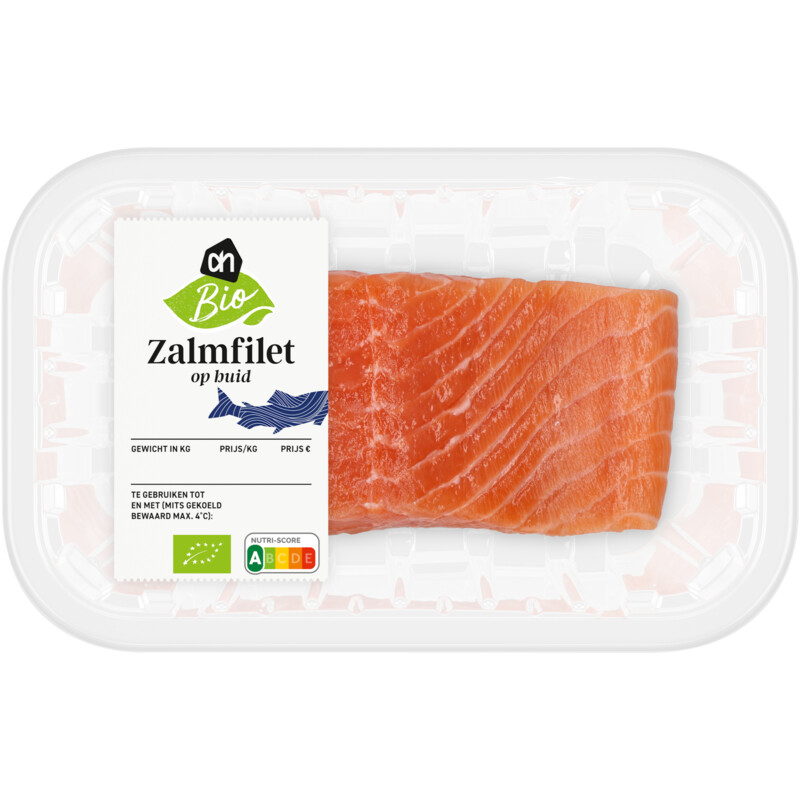 AH Biologisch Zalmfilet op huid