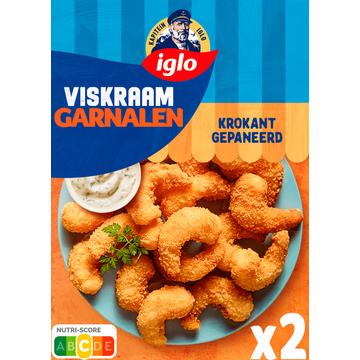 Iglo Viskraam garnalen krokant gepaneerd