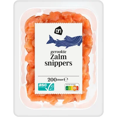 AH Gerookte zalmsnippers