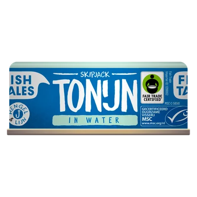 Fish Tales Skipjack tonijn in water