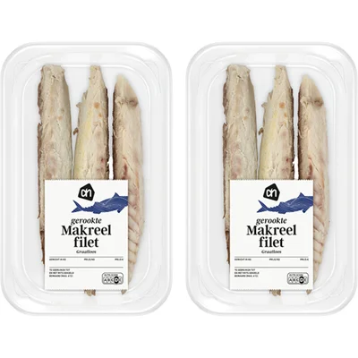 AH Gerookte makreelfilet graatloos 2-pack