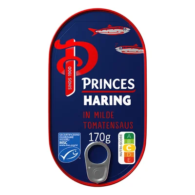 Princes Haring in milde tomatensaus