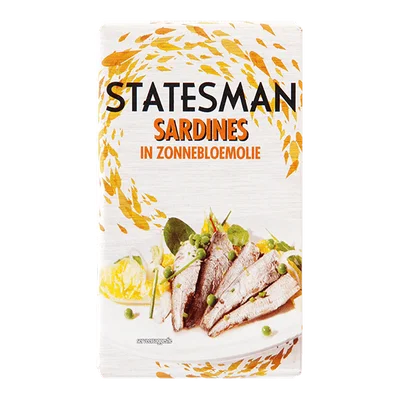 Statesman Sardines in zonnebloemolie