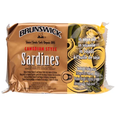Brunswick Canadian style sardines