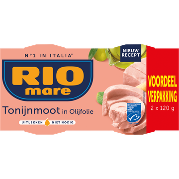 Rio Mare Tonijnmoot in olijfolie 2-pack