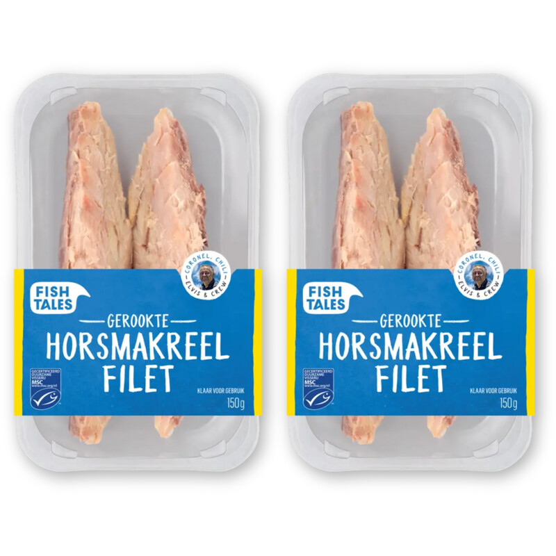 Fish Tales Gerookte horsmakreelfilet 2-pack