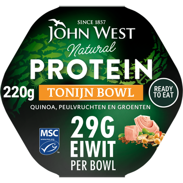 John West Protein tonijn bowl quinoa peulvruchten