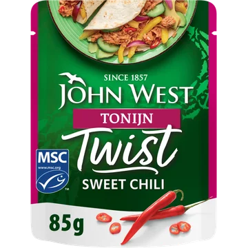 John West Twist tonijn sweet chili MSC