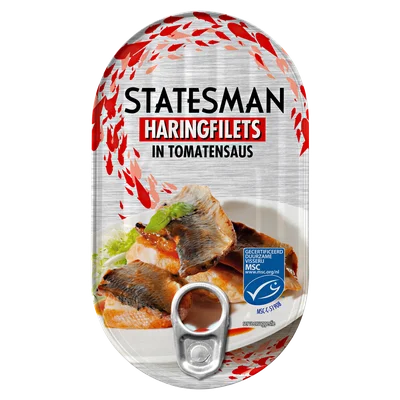 Statesman Haringfilets in tomatensaus