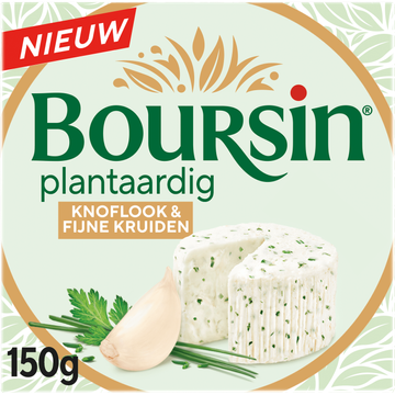 Boursin Plantaardig knoflook & fijne kruiden