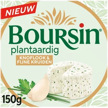 Boursin Plantaardig knoflook & fijne kruiden