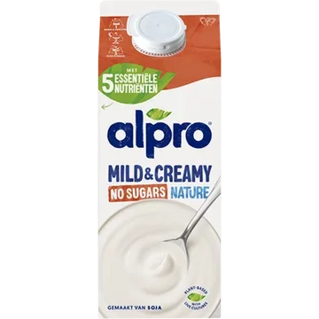 Alpro Mild & creamy zonder suikers