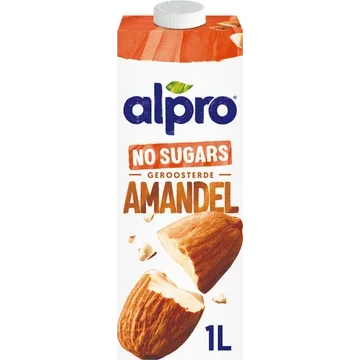 Alpro Amandeldrink geroosterd zonder suikers